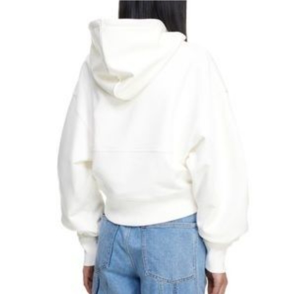 NWT HM X Mugler Batwing Sleeve Hoodie, H&M sz Small - Picture 5 of 6